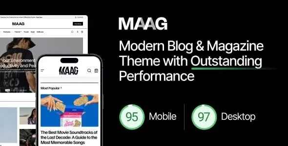 Maag - Modern Blog & Magazine Theme Free Download