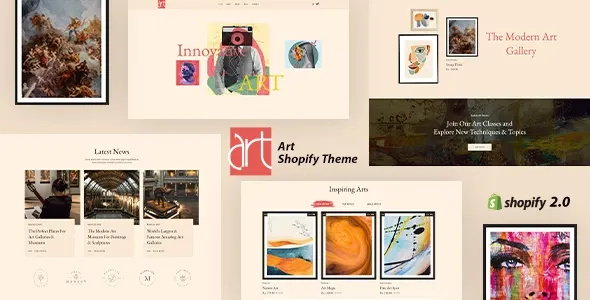 Multi Art - Shopify Art Store Theme Free Download