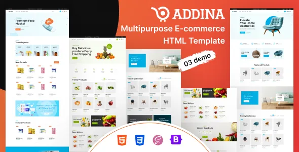 Addina - eCommerce HTML Template