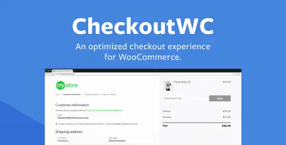 CheckoutWC v9.1.3 - Optimized Checkout Page for WooCommerce Nulled, CheckoutWC v9.1.4 - Optimized Checkout Page for WooCommerce Nulled