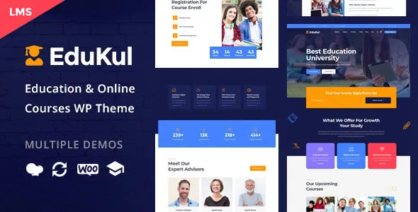 Edukul Online Courses WordPress Theme