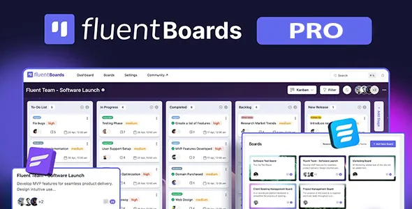 Fluent Boards Pro 1.22 Nulled