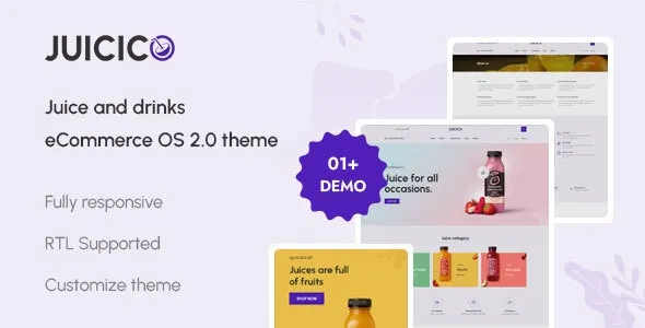 Juicico - The Juice & Drink Ecommerce Shopify Theme