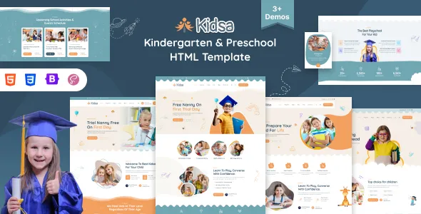 Kidsa - Kindergarten & School HTML5 Template