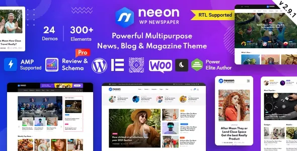 Neeon - WordPress News Magazine Theme