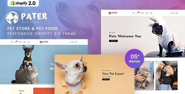 Pater - Pet Store & Pet Food Responsive Shopify 2.0 Theme