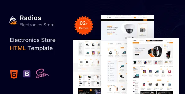 Radios - Electronics eCommerce HTML Template