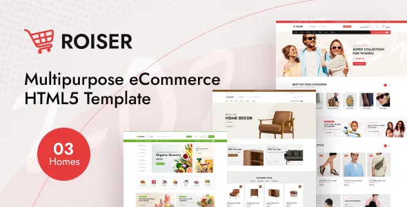 Roiser – Multipurpose eCommerce HTML5 Template