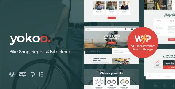 Yokoo - Bike Shop & Bicycle Rental WordPress Theme