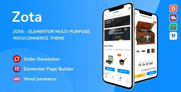 Zota - Elementor Multi-Purpose WooCommerce Theme