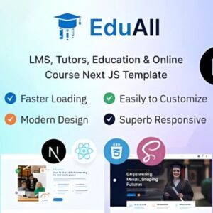 EduAll LMS Online Course WordPress Theme Free Download